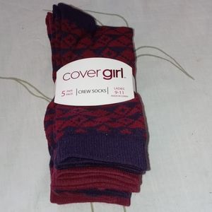 CoverGirl crew socks pack